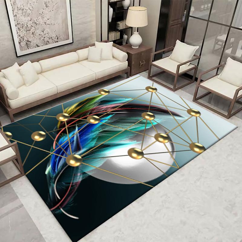 Living Room Carpet Decoration Floor Mat Large Area Home Non-slip Carpet Cloakroom Washable Carpets
