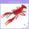Animal Marine Model Plastic Red Claw Lobster Decor Toy For Kids Gift Learning