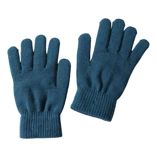 Winter Knitted Gloves Female Thickened Warm Gloves Breathable Cycling Gloves with Windproof Elastic Cuffs for Running Errands Driving