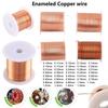 50g Copper Wire 0.1~1.5mm Cable Copper Wire Magnet Wire Copper Lacquer Wire Enameled Copper Winding Wire