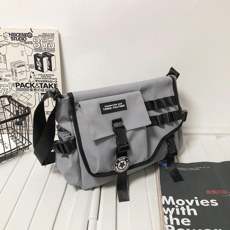 Canvas Crossbody Bags for Women Nylon Men Postman Student Shoulder Messenger Bag Large Satchel Fashion Bookbag Big Handbags