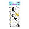 Temporary Tattoos - Cats - Black &; Golden
