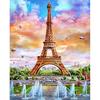 Diamond Painting Beautiful Scenery of Iron Tower Rhinestone Cross Stitch Diamond Embroidery Home Decor