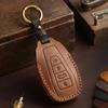 Genuine Leather Car Key Cover for Geely Emgrand GS, Xingyue, Boyue, Xingrui, Icon, Binyue, Vision