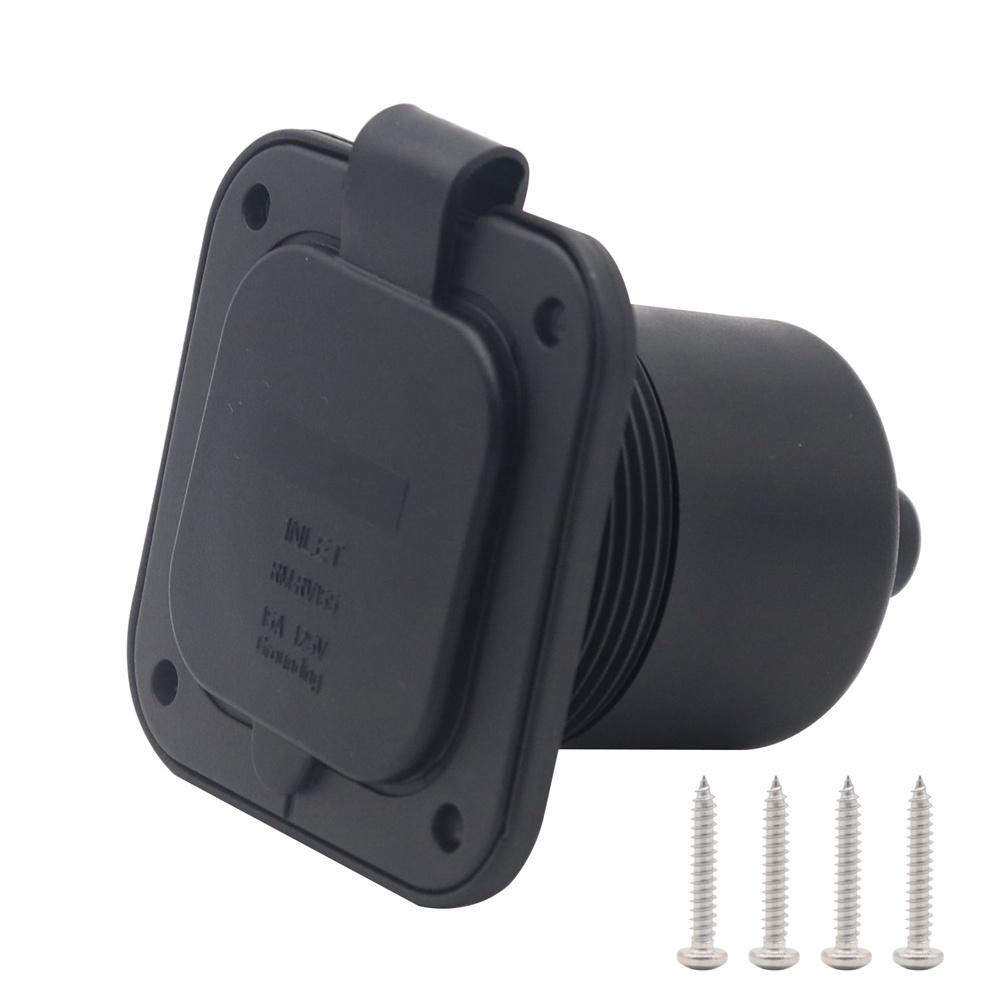 1Set 125v 15 A RV Power Inlet Plug 5-15P Plug for RV Camper Trailer Boat