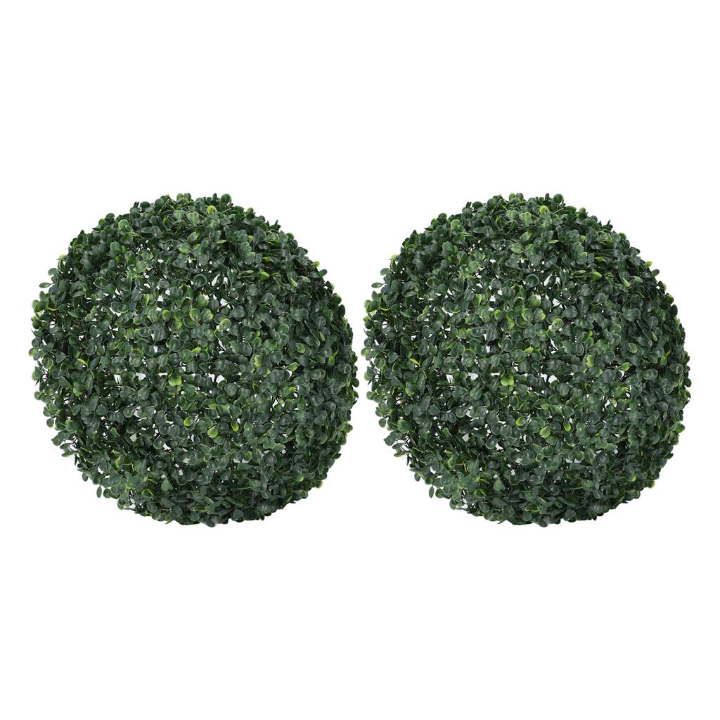 Artificial Plant Ball Simulation Decorative Plastic Faux Plant Topiary Ball for Home Balcony