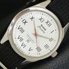HAND-WINDING VINTAGE HMT JANATA INDIAN MENS WHITE COLOR DIAL WATCH A700043-5 R201-a700043