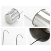Stainless Steel Wine Spoon Stainless Steel Wine Measuring Device Silver Wine Whisk