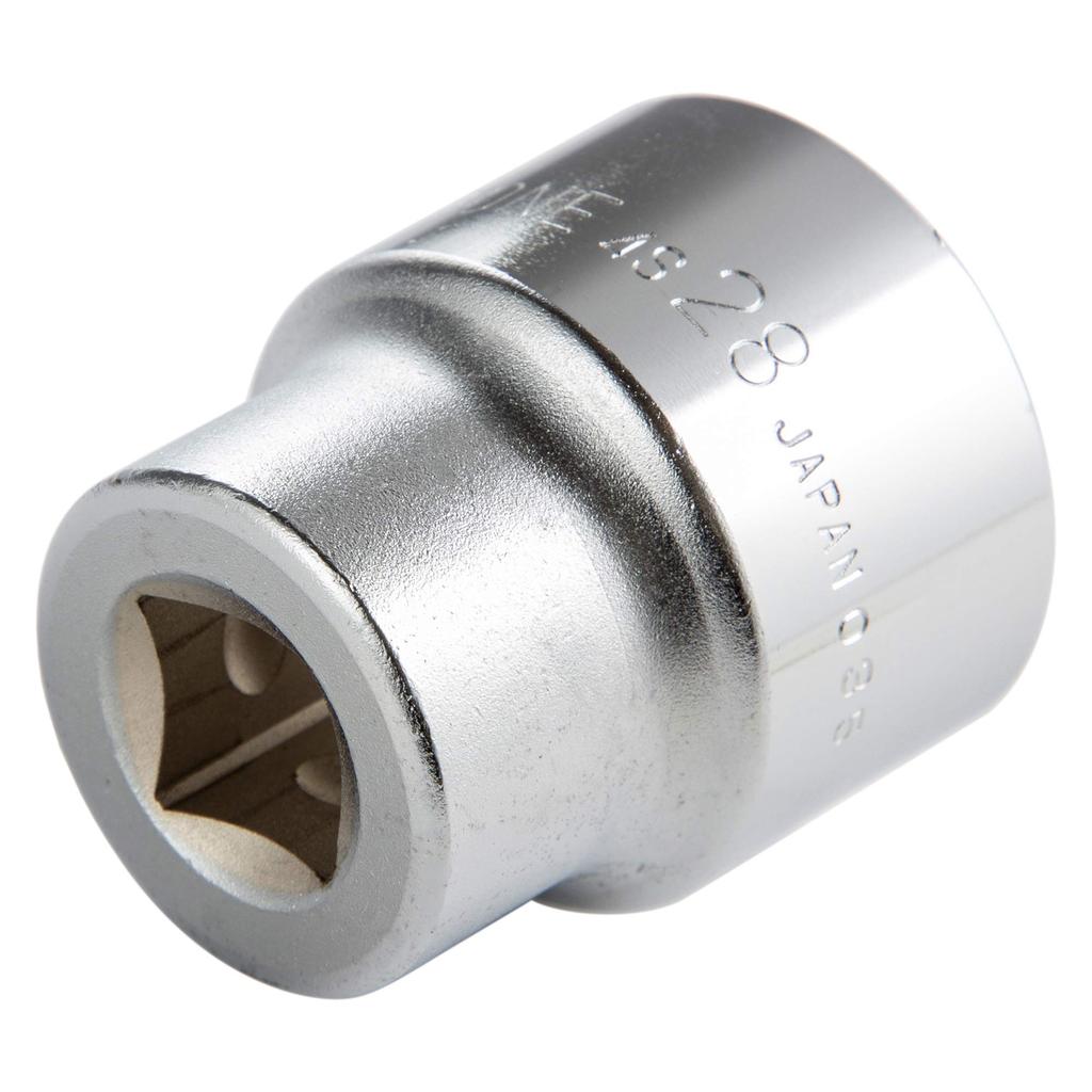 TONE Socket Drive Angle Width Across Flats 28mm (Hexagonal) 4S-28 12.7mm (1/2")