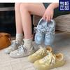 Flat-bottomed Retro German Training Shoes for Women's New Summer Breathable Thin Casual Versatile Mesh Shoes for Women