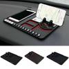 Multifunctional Non-Slip Car Dashboard Mat GPS Phone Mount Holder Card Storage Silicone Pad