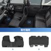 3D Floor Mats and Pedal Mats for Mitsubishi Delica Mini and Nissan Roox 40 Series Includes Front and TPE Material for Scratch and Protective