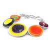 [I4925] - Designer Bracelet 'Bora Bora' Yellow Orange Purple