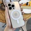 Transparent For Magsafe Magnetic Phone Case For iPhone 16 15 14 13 12 11 Pro Max Plus Clear Hard Backboard Cover