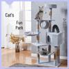 DIY Six-Layer Velvet Cat Climbing Frame - Year-Round Universal Cat Tree & Large Cat Villa