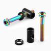 Titanium Alloy Seatpost Screw 5x30/40mm Universals Seatpost Cycling Screws Bicycles Seatpost Clamp Tube Bolt Nut Washer