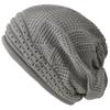 charm Cotton Roll Knit Racha Size Fits Relaxed and Stylish Medical Cap 100% Cap, [One All/Light Gray],