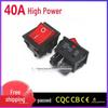 High Current 40A 250VAC Four-Pin Two-Position Lighted Rocker Switch for Spot Welder