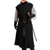 Handmade Embroidery Medieval Halloween Knight Viking Tunic Cosplay Costume Shirts Men's Costumes Renaissance Surcoat Tabard LARP