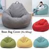 Trendy Unisex Living Room Beanbags Lounger Lazy Sofa Bean Bag Cover Indoor Seat Bean Bag For Adults Kids(No Filling) Without Filler Large Sofa Cover