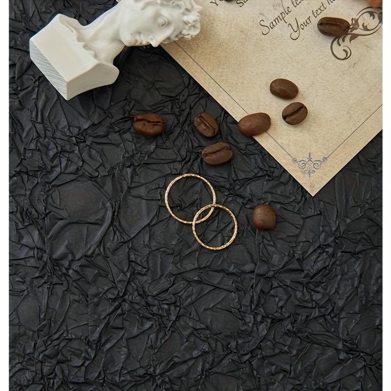 5 Sheets Handmade Texture Crepe Paper Bouquet Wrapping Paper Material DIY Auxiliary Material Photography Background Paper Wrapping Paper