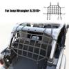 Car Rear Trunk Cargo Net Luggage Restraint Net for 2018+ Jeep Wrangler JL, Exterior Accessories