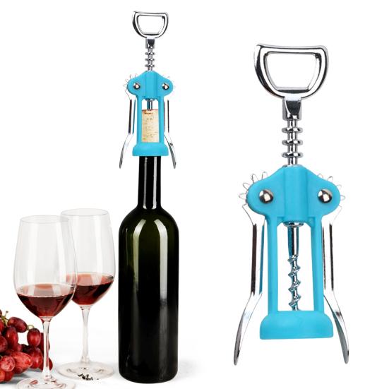 Wine Opener Alloy Wing Corkscrew Heavy Duty Corkscrew Beer Opener Multifunctional Bottle Opener for Home Kitchen Restaurant Bar