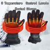 Electric Heated Winter Gloves - 3-Level Battery Control, Waterproof, Warm Hands for Men