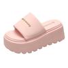 Fashion 7CM Wedge Heels Sandals Women 2025 New Summer Slides Chunky Platform Slippers for Woman Thick Bottom Gladiator Sandalias Mujer