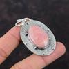 Rhodochrosite Pendant Original Gemstone Jewelry 925 Sterling Silver Pendant Handmade Jewelry Elegant Pendant Gift For Him Boho Style Jewelry