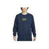 Club FW24 Fleece Crewneck Soft Long Sleeve Sweatshirt Men Sweatshirt Obsidian University-Gold HJ2158-451