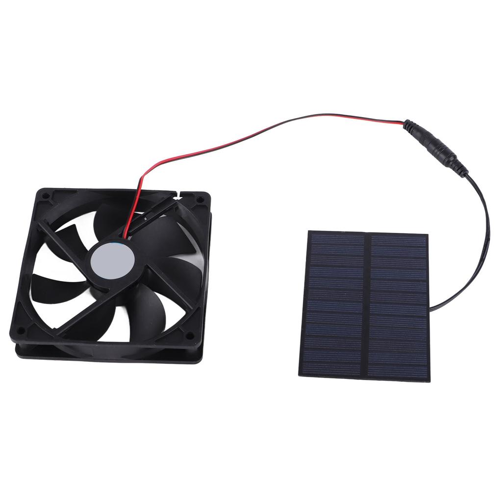 Solar Panel Fan Professional Solar Powered Exhaust Fan Kit for Chicken Coops Greenhouses Sheds Pet