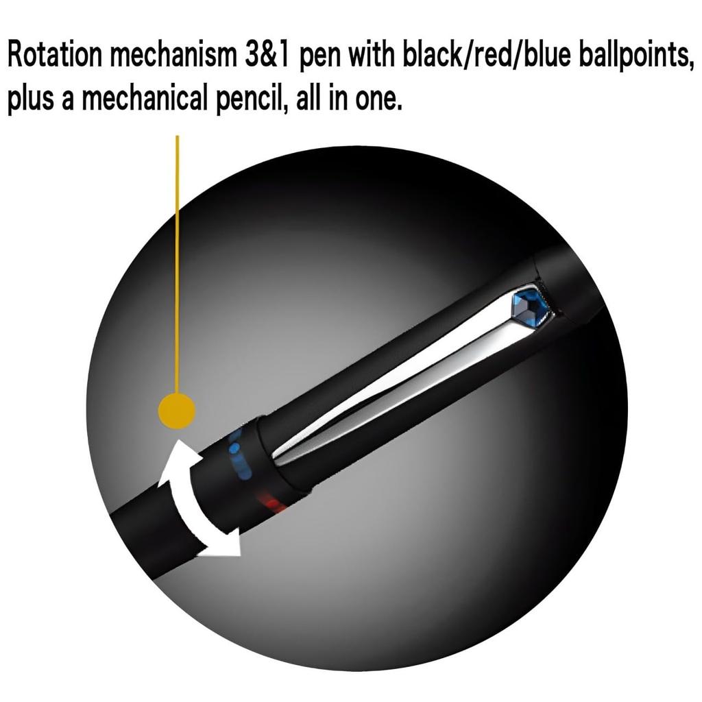 Mitsubishi Pencil Pen Jet Stream Prime Dark Navy Easy To Write Multi-Function 3&1 0.5 MSXE4500005D.9