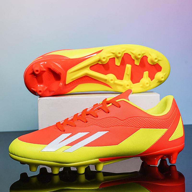 36-45 Football Shoes Unisex TF Rubber Soft Sole Broken Nails Professional Football Shoes Youth Training Shoes