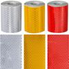 3 Roll Self-Reflective Tape Sticker 3M X 50Mm Reflective Tape Safety Warning Strips Road Cartels Reflective Marker Tape Truck Sticker Car Trailers