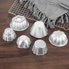 1Pcs Pudding Cup Molds Mini Fluted Cake Pans Non-Stick Jelly Molds Fast Heat-Up Aluminum Alloy Baking Cup Moulds