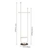 Stand Portable Clothes Rack Bedroom Floor Holder Clothes Hanger Hat Rack Home Modern Perchero De Pie Clothing Store Furniture
