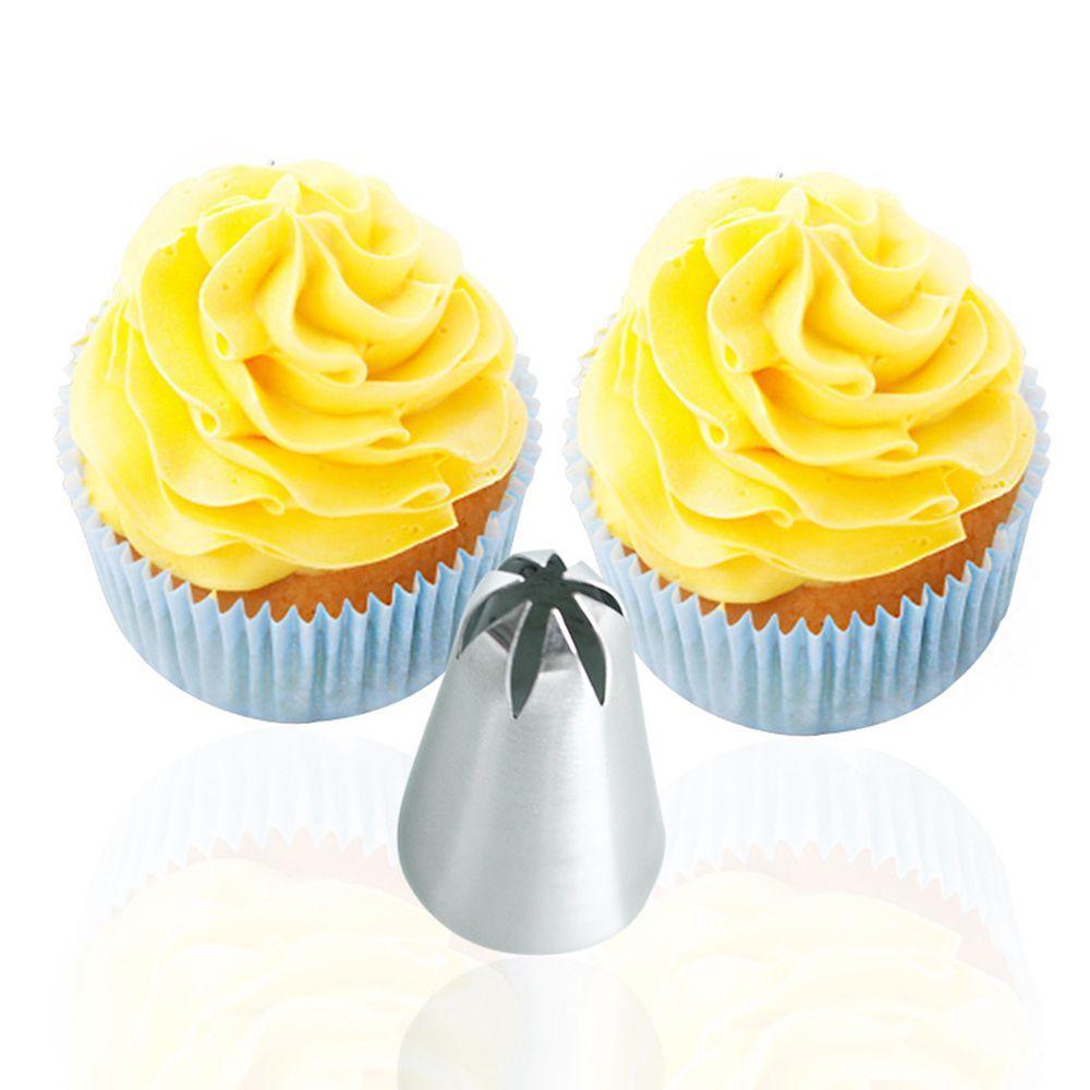 Cupcake Pastry Tips Stainless Steel Flower Nozzle Ice Cream Tool Baking Mold Icing Piping Nozzles