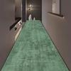 Solid Color Easy Clean Long Corridor Carpets Living Room Decor Rug Home Hall Runner Carpet Non-slip Doorway Hallway Floor Mat