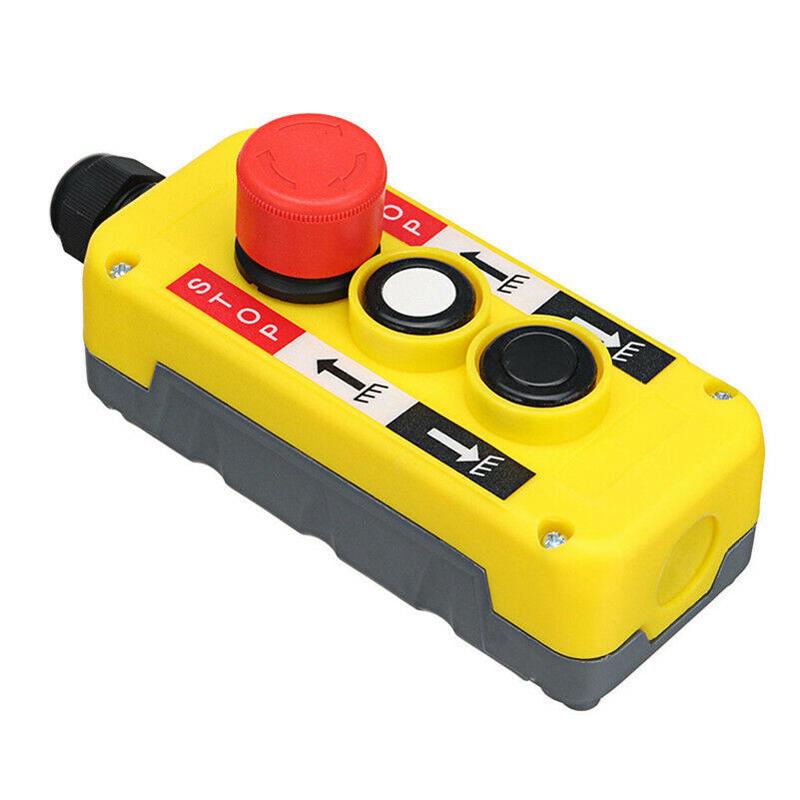 Emergency Stop Up Down Push Button Switch For Hoist Crane Pendant Controller New
