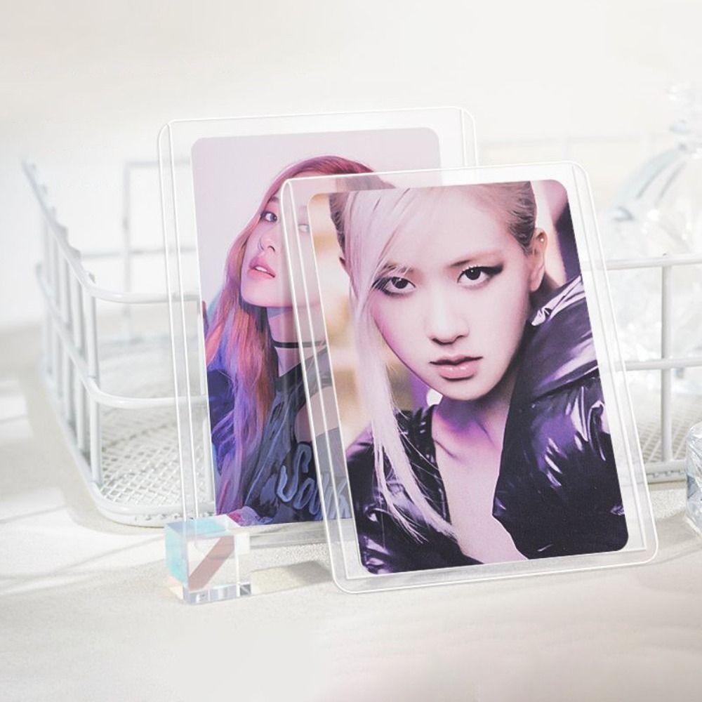 PVC Idol Photocard Sleeves Anti-Scratch Photo Protective Cover Fashion Photocard Holder
