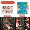 Cartoon Christmas Window Glass Stickers 2025 Christmas Decoration for Home Living Room Wall Decor 2025 Happy New Year Stickers