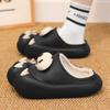 Winter Couple Plus Size Fashionable Lightweight and Plush Warm Slippers Cotton Shoes Men's and Women's Casual Cotton Slippers 36-45