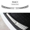 Car Door Edge Protector 2Pcs Car Accessories Auto Rear Bumper Foot Plate Rear Trunk Sill Guard Cover For Tesla Model 3/Model Y