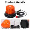 Car Truck Roof Top Warning Light Emergency LED Strobe Light Flashing Beacon With Magnetic Base For Security Auto 12V 24V -80V