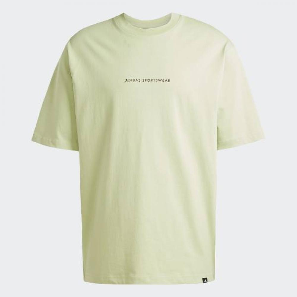 Adidas Футболка унисекс из хлопка JJ3970 Футболка с графическим принтом Cord Doodle Camp