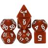 Polyhedral Dice Set 7Pcs Role Playing Game Dice with Tube for Table Board Game RPG D&D