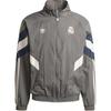 Real Madrid 2024/25 Lifestyler Anthem Track Top Charcoal Men Streetwear JI9479