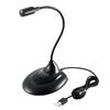 ELECOM PC Microphone Stand Microphone USB Flexible Arm with Mute Button LED Black HS-MC07UBK