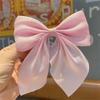 Hair Accessories Ponytail Clip HairBands Barrettes Satin Hair Ties Bow Hairpin Bowknot Hairclips